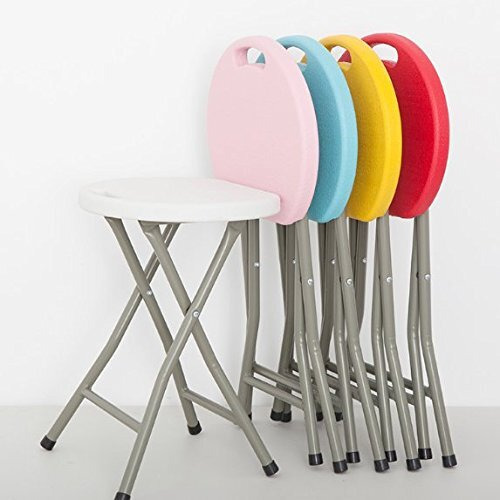 Parasnath Folding Plastic Stool (Color Randomly Selected), 31 Cm, Multicolor