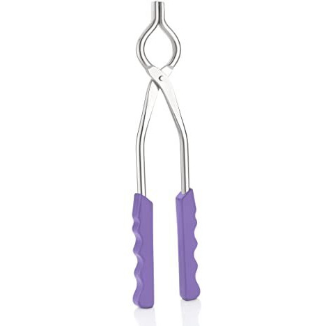 Happi Pincers For Kitchen Sandasi/Pakkad/Sansi/Pincers For Cooking Tongs Stainless Steel Plastic Handle