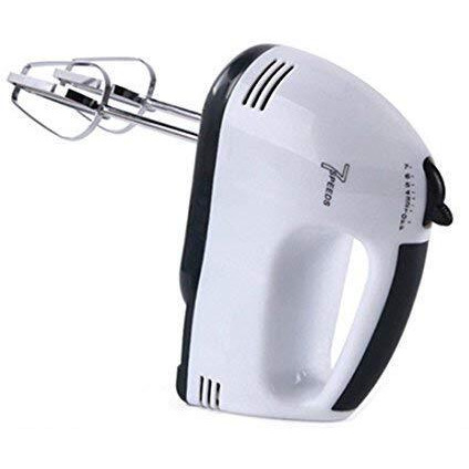 Palshiv 7 Speeds 260 Watt Hand Held Electric Egg Beater (Multicolour)