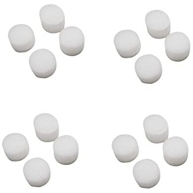 Sahyog Wellness 16 Pieces Replacement Air Filter Sponge For All Brands Of Nebulizers Which Supports Round Cylindrical Shaped Filters (Color Of Filter May Vary), White
