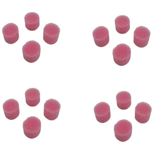 Sahyog Wellness 16 Pieces Replacement Air Filter Sponge For All Brands Of Nebulizers Which Supports Round Cylindrical Shaped Filters (Color Of Filter May Vary), White