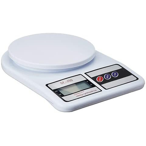 Ionix Weighing Machine For Food | Capacity 10Kg | Weight Machine For Kitchen, Weighing Scale, Kitchen Scale For Home, Shop & Personal Weight Measurement With Lcd Display