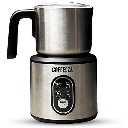 Coffeeza Frothimo Milk Frother For Coffee, 4 In 1 Electric Detachable Milk Frother And Heater | Made Of Stainless Steel With Hot & Cold Foam Function For Latte, Cappuccino, Macchiato, Hot Chocolate