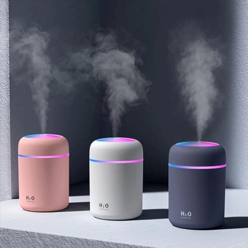 Pure Aroma Essential Oil Diffuser Humidifier For Room - Best Car, Home, Office Perfect Birthday, 300 Ml