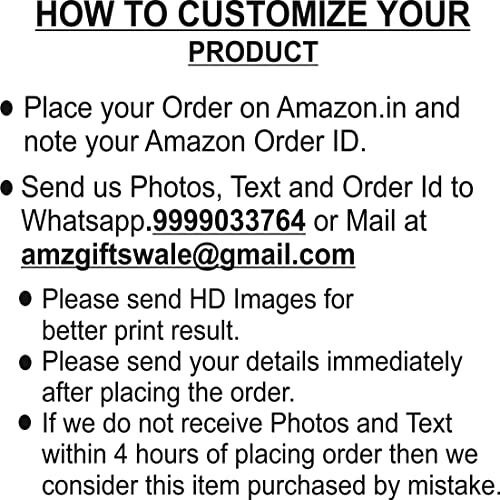 Giftswale Wood Happy Birthday Customized Tabletop Rectangular Photo Frame With Name | Best Gift For, Birthday, Friend, Sister, Girlfriend, Boyfriend. Husband, Wife, Teacher, Brown,32Lx20Wcentimeters