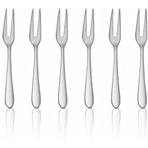 Shri & Sam Stainless Steel Jasmine Fruit Fork,6 Pieces