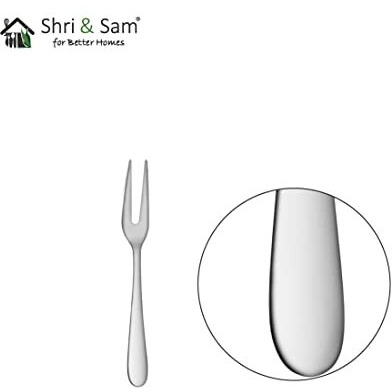 Shri & Sam Stainless Steel Jasmine Fruit Fork,6 Pieces