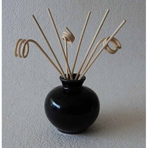 Pure Source India Rattan & Wicker Spiral Reed Diffuser Sticks | Decoration Sticks For Vase (6 Inch - 10 Pieces)