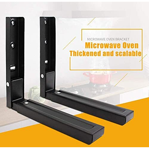 Caprigo Heavy Duty Oven & Microwave Wall Mount Stand | Universal Otg Wall Stand | Oven Wall Mounting Bracket & Shelf | Microwave Wall Holder For Kitchen (M488)