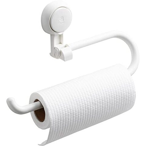 Nyarra Kitchen Towel Holder, Multifunctional Paper Towel Holder With Vacuum Suction, Easy One Push Installation, Napkin Holder For Kitchen, Under Cabinet, Over The Sink, Organizer Rack For Paper Towel Roll, Kitchen Towels [Nr-0630]