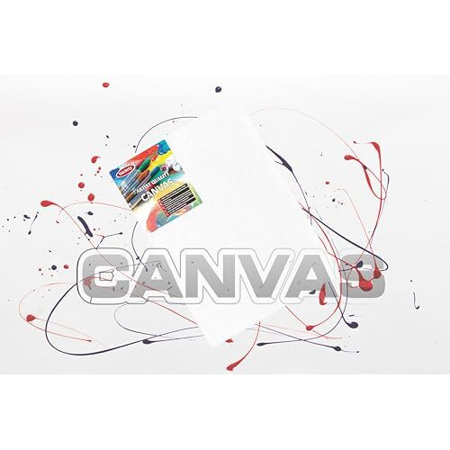 Variety Canvas 10 Piece 4 X 4 Inch, Mini Canvas Boards For Painting, Combo Pack