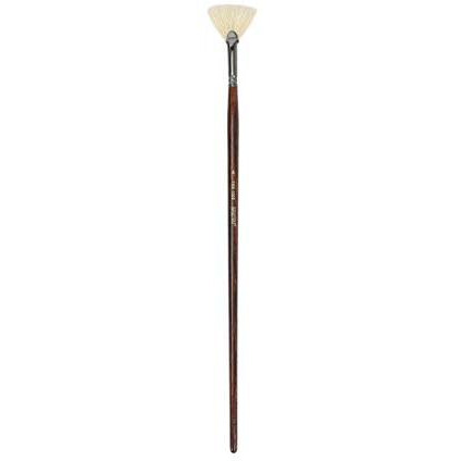 Brustro Artists Bristlewhite Fan Brush Series 1008 - Brush No. 4 (For Oil & Acrylic)