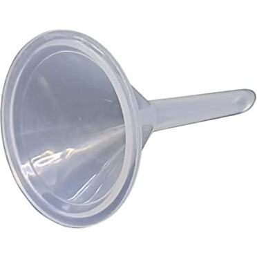 Aanij Polypropylene Made Plastic Analytic Funnel Long Stem 75 Mm (Pack Of 1)