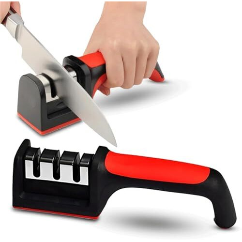 Knife Sharpener For Kitchen | Sharpener For Kitchen Knife - Sharp Knife, Sharp Knife For Kitchen | Knife Sharpner For Kitchen Knives & Small Knife | Knife Sharpener For Kitchen (Pack Of 1)
