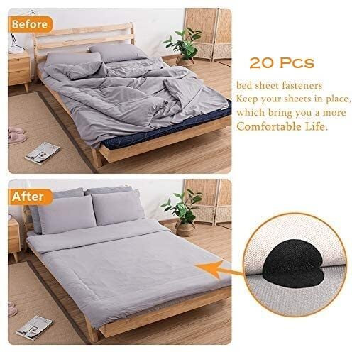 Prostuff.In Plastic 10Pcs Reusable Rug Grippers Sofa Cushion Fasteners, Washable Rug Pads Carpet Stickers, Fixed Rug Pads Non-Slip For Wooden And Hard Floors, Floor Mats, Tile Floors, Carpets (Round)