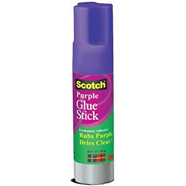 3M Scotch Purple Glue Stick - Pack Of 4