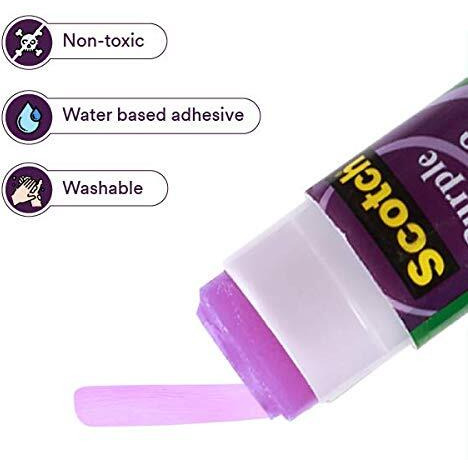 3M Scotch Purple Glue Stick - Pack Of 4