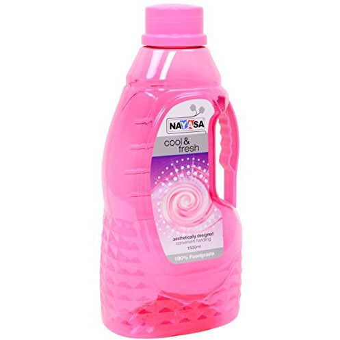 Nayasa Superplast Plastic Fontana Pet Bottle 1.5 Litre, Set Of 2, Pink And Blue