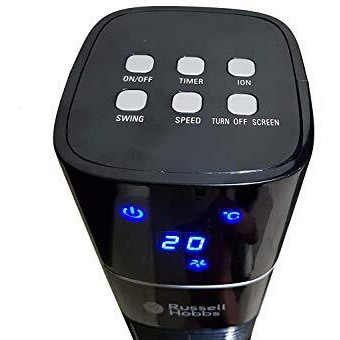 Russell Hobbs Rtf 4800 Tower Fan With Remote 48 Inch (Black)