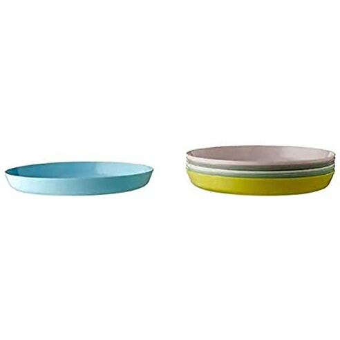 Ikea Plastic Plate - Pack Of 6, Multicolour