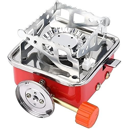 Sixfire Stainless Steel Gas Stove Ultra Light Folding Furnace Outdoor Metal Camping Gas Stove Picnic Cooking Butane Powered