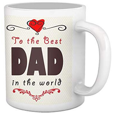 Tied Ribbons Birthday Anniversary Fathers Day For Mom Dad Parents Useful Gifts - Set Of 2 Printed Coffee Mug