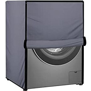 Stylista Waterproof Front Load Washing Machine Cover Compatible For Samsung 7 Kg Grey
