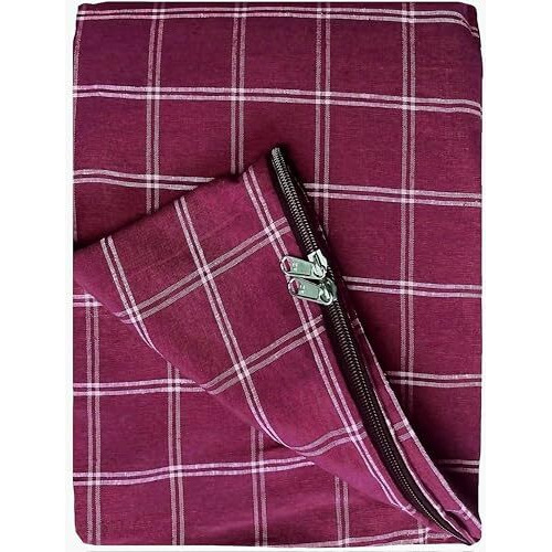 Shri Krishan Kripa Handloom Cotton Mattress Cover Single Bed Diwan Cot 6X2.5 Ft- 72X30X4 Inch,Multi