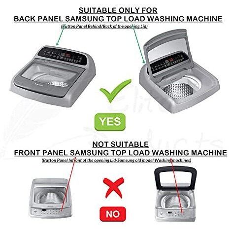 Elite Products Fabric Top Load Washing Machine Cover Suitable For Samsung (Back Panel-New Model) 6.5Kg,7Kg,7.5Kg