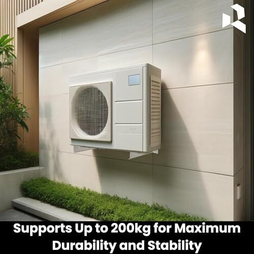 Ampereus Universal Ac Outdoor Unit Stand For 1 Ton To 2.5 Ton  Heavy-Duty Wall Mounting Brackets, Compressor Clamp Holder, Sturdy Outer Unit Support For Safe & Stable Installation