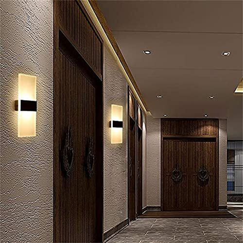 Groeien (Pack Of 2) 15 Watts Rectangular Led Wall Lamp Acrylic - Warm White