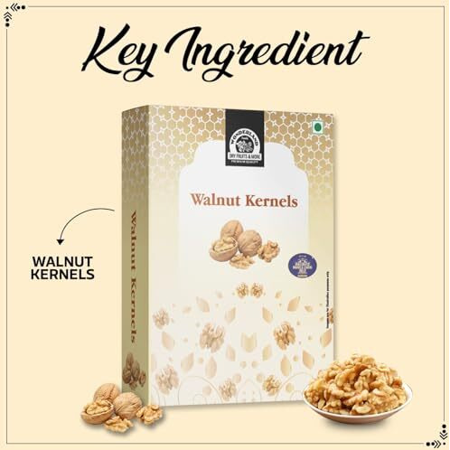 Wonderland Foods (Device) Dry Fruits| Extra Light California Walnut Kernels (Akhrot Giri)| 1Kg (200G X 5) Box