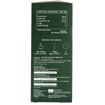 Makaibari Darjeeling Green Tea | 500Gm Monocartoon | Antioxidant-Rich | Usda Certified Organic | Immunity Booster | Premium Green Tea | Handpicked | 100% Natural Loose Leaf