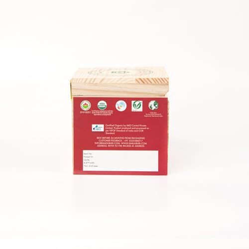 Makaibari Darjeeling Black Tea | Premium Loose-Leaf | 100Gm Chestlets Box | Usda Certified |Premium Loose-Leaf | 100% Organic & Natural | Premium Black Tea With Rich Taste & Aroma | Single Estate Whole Leaf Chai