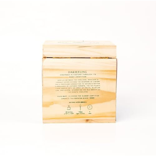Makaibari Darjeeling Roasted Tea | 250Gm Chestlets Box | Usda Certified Organic | Black Tea | Premium Black Loose Leaves | Roasted Loose Leaf | Orignial Darjeeling Chai | 100% Pure & Original Leaf