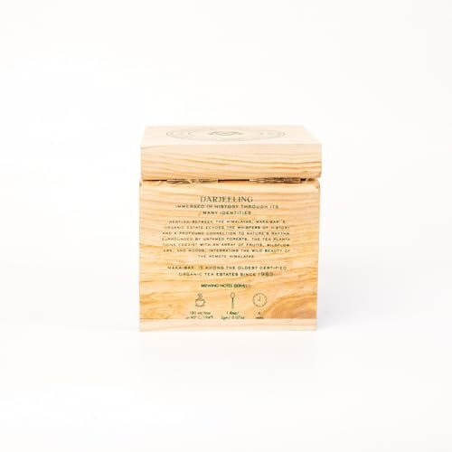 Makaibari Darjeeling Roasted Tea | 100Gm Loose Leaf | Chestlets Box | Usda Certified Organic | 100% Pure Darjeeling Long Leaf | Black Tea | Rich Taste & Flavour | Premium Black Loose Leaves