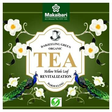 Makaibari Biodegradable Organic Fuso Pyramid Tea Bag Darjeeling Green | Usda Certified Premium Green Tea | 100% Organic | 50 Tea Bags
