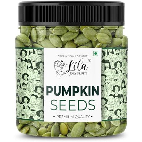 Lila Dry Fruits Pumpkin Seeds 1000 Gms | 100% Natural, No Added Preservatives, Vegan & Gluten-Free, Healthy Seeds | Superfood For Snacking, Salads, And Baking | Perfect For Gifting
