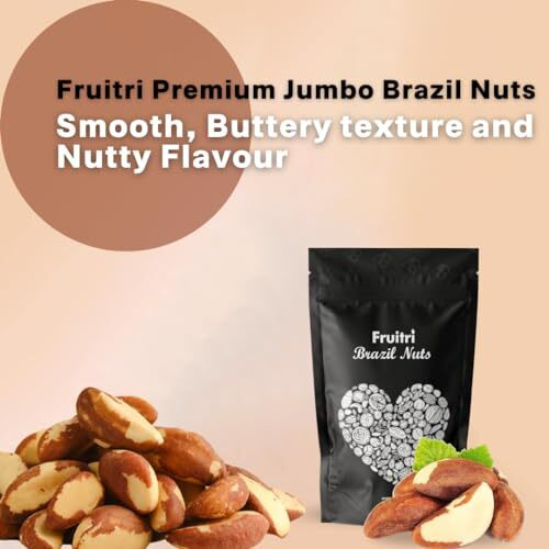 Fruitri Premium Exotic Brazil Nuts 200G | Natural, Raw | Rich In Selenium, Vegan, Keto, Paleo-Friendly | Sustainably Sourced Brazilian Nuts From The Amazon Rainforest