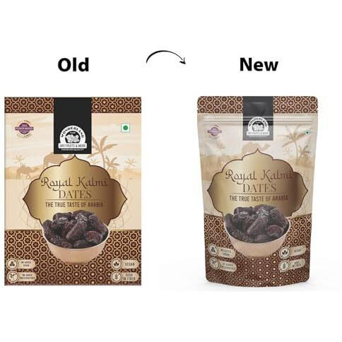 Wonderland Foods 400G (200G X 2) Premium Kalmi (Safawi) Dates Box | Healthy & Nutritious Soft Khajoor | Khajur Rich In Iron, Fibre & Vitamins