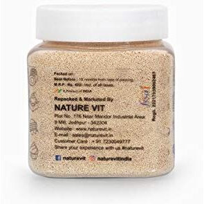 Naturevit Instant Dry Yeast Powder, 400G | Nutritional Yeast Powder For Baking | Active & Instant Yeast For Bread Making At Home | Instant Dry Yeast For Baking, Bread, Cake, Pizza & Wines