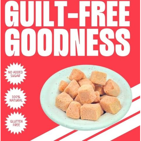 Moon Freeze Dried Guava | No Preservatives, No Added Sugar, Healthy Dried Fruit | 100% Natural, Vegan, Gluten Free Snack For Kids And Adults | 16 Grams Pouch (Pack Of 3)