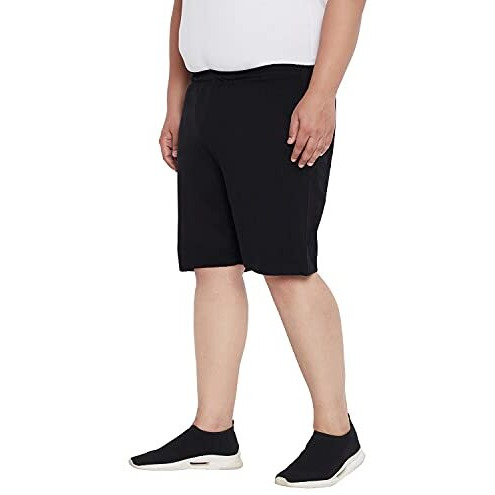 Bigbanana Men's Regular Fit Shorts (Milan-Black,Black,8Xl)