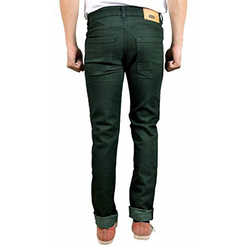 Studio Nexx Men's Regular Fit Jeans (Basicsnew_Darkgreen_32_Dark Green_32)