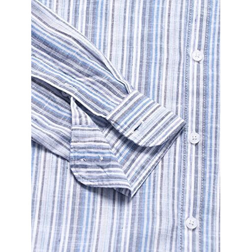 Dennis Lingo Blue Men's Slim Fit Casual Shirt