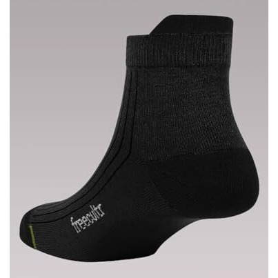 Freecultr Ankle Socks | Breathable Bamboo Fibre | Odour Resistant | Thermo Regulated | Moisture Wicking | Anti-Slip Y-Heel | Soft & Comfortable Navy, Dark Grey, Black
