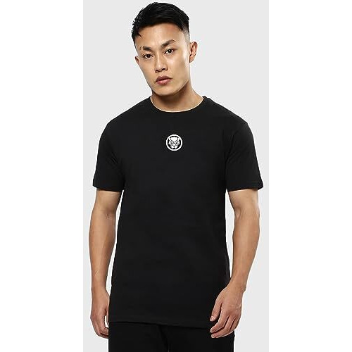 Bewakoof Men's Wakanda Forever Graphic Printed Cotton Plus Size T-Shirts (Pack Of 2) - Regular Fit, Round Neck, Half Sleeves_551658_Black_4Xl