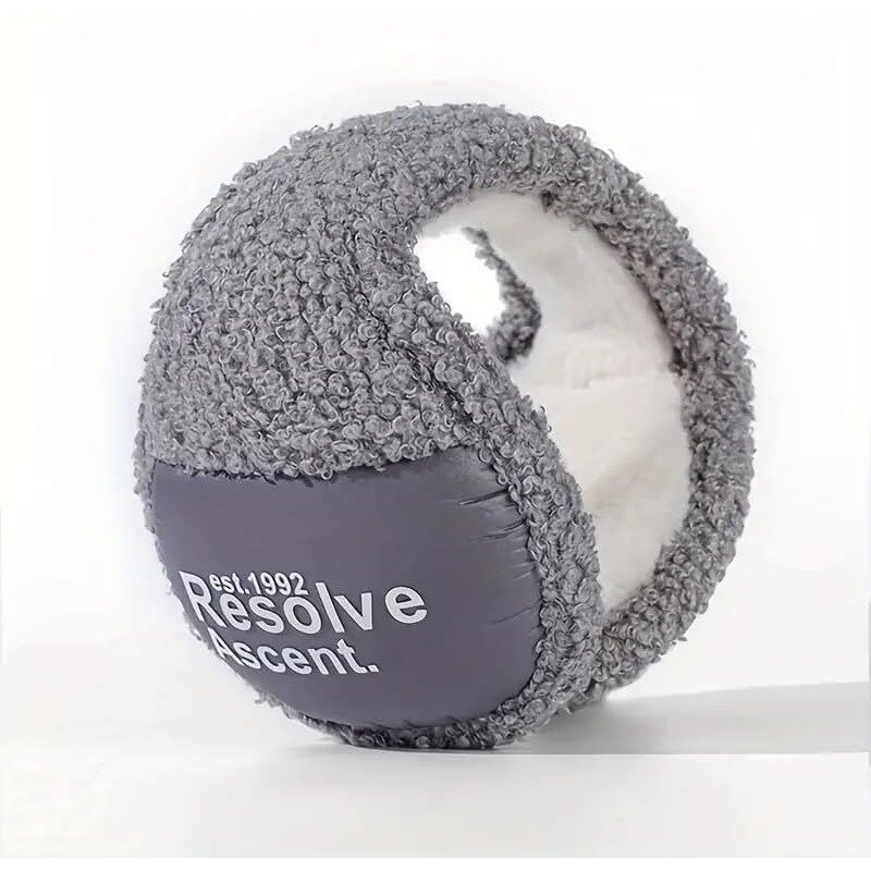 Clothera Winter Foldable Fleece Warm Earmuffs For Men (Pack Of 2) (Navyblue & Grey)