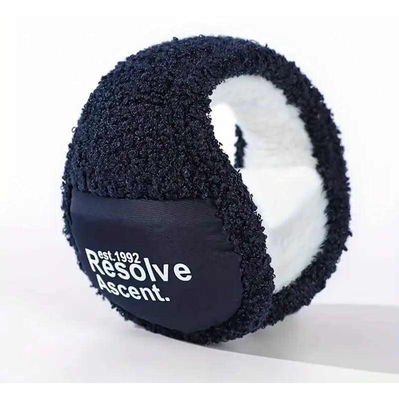 Clothera Winter Foldable Fleece Warm Earmuffs For Men (Pack Of 2) (Navyblue & Grey)