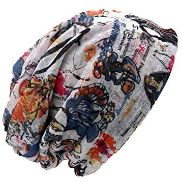 Youstylo - You Are Priority Men's Women's Slouchy Blended Cotton Summer Beanie Skull Cap (Free Size, 3012F) (Multicolour-Off White)